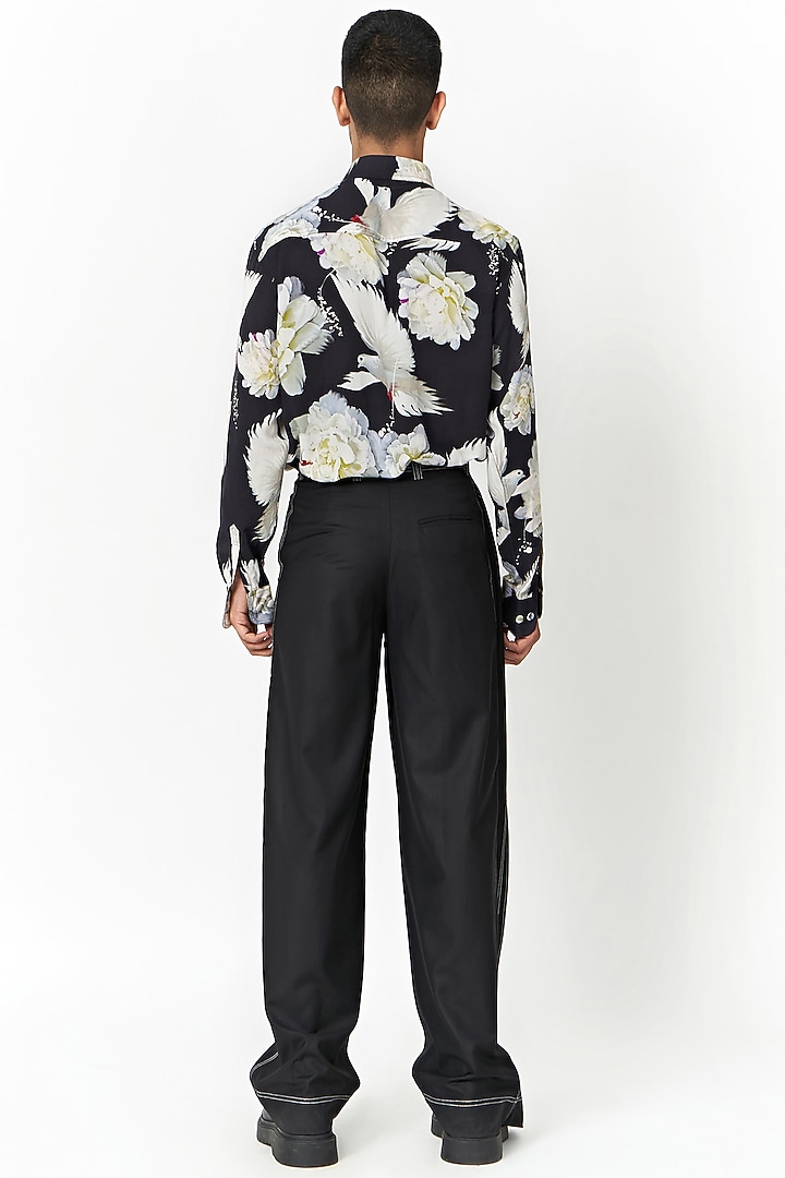 Multi-Colored Cotton Floral Printed Wedding Shirt by Two Point Two at Pernia's Pop Up Shop