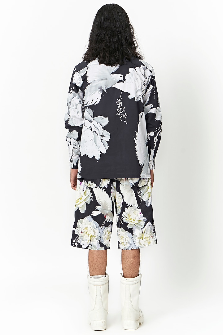 Multi-Colored Cotton Floral Printed Shorts by Two Point Two at Pernia's Pop Up Shop