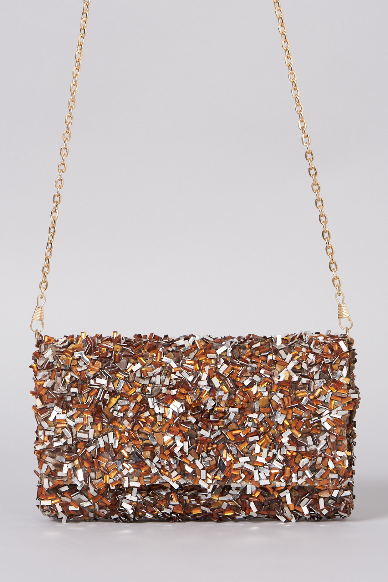 Multi-Colored Indowestern Clutch by The Purple Sack at Pernia's Pop Up Shop
