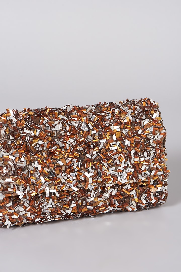 Multi-Colored Indowestern Clutch by The Purple Sack at Pernia's Pop Up Shop