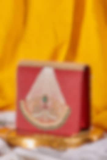 Multi-Colored Dupion Silk Hand Embroidered Clutch Bag by The Purple Sack at Pernia's Pop Up Shop