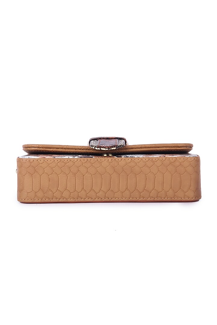 Multi-Colored Vegan Leather Digital Printed Clutch Bag by The Purple Sack at Pernia's Pop Up Shop