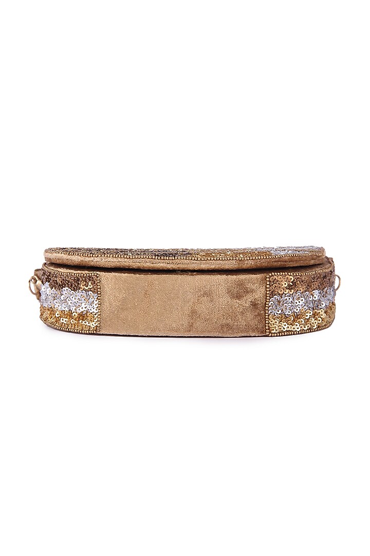 Multi-Colored Dupion Silk Hand Embroidered Clutch Bag by The Purple Sack at Pernia's Pop Up Shop