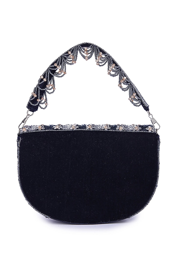 Multi-Colored Dupion Silk Hand Embroidered Clutch Bag by The Purple Sack at Pernia's Pop Up Shop