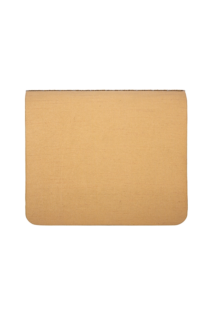 Golden & Silver Hand Embroidered Clutch by The Purple Sack at Pernia's Pop Up Shop