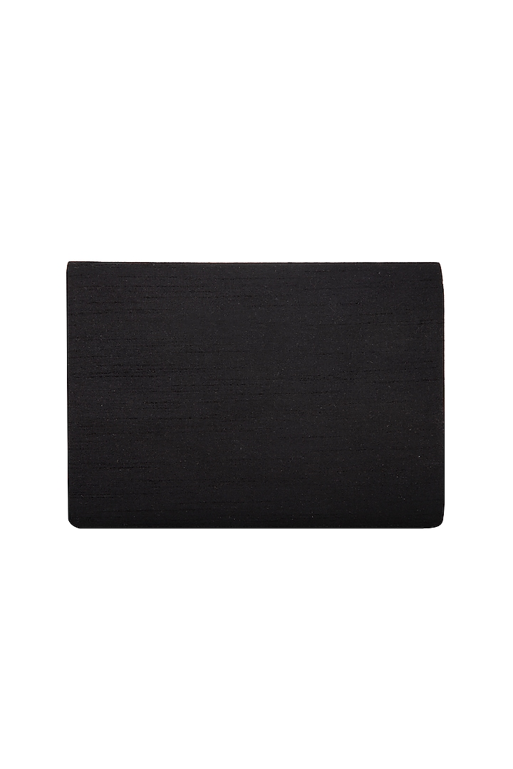 Black & Golden Embroidered Clutch by The Purple Sack at Pernia's Pop Up Shop