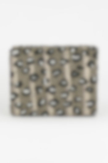 Black Hand Embroidered Clutch by The Purple Sack at Pernia's Pop Up Shop