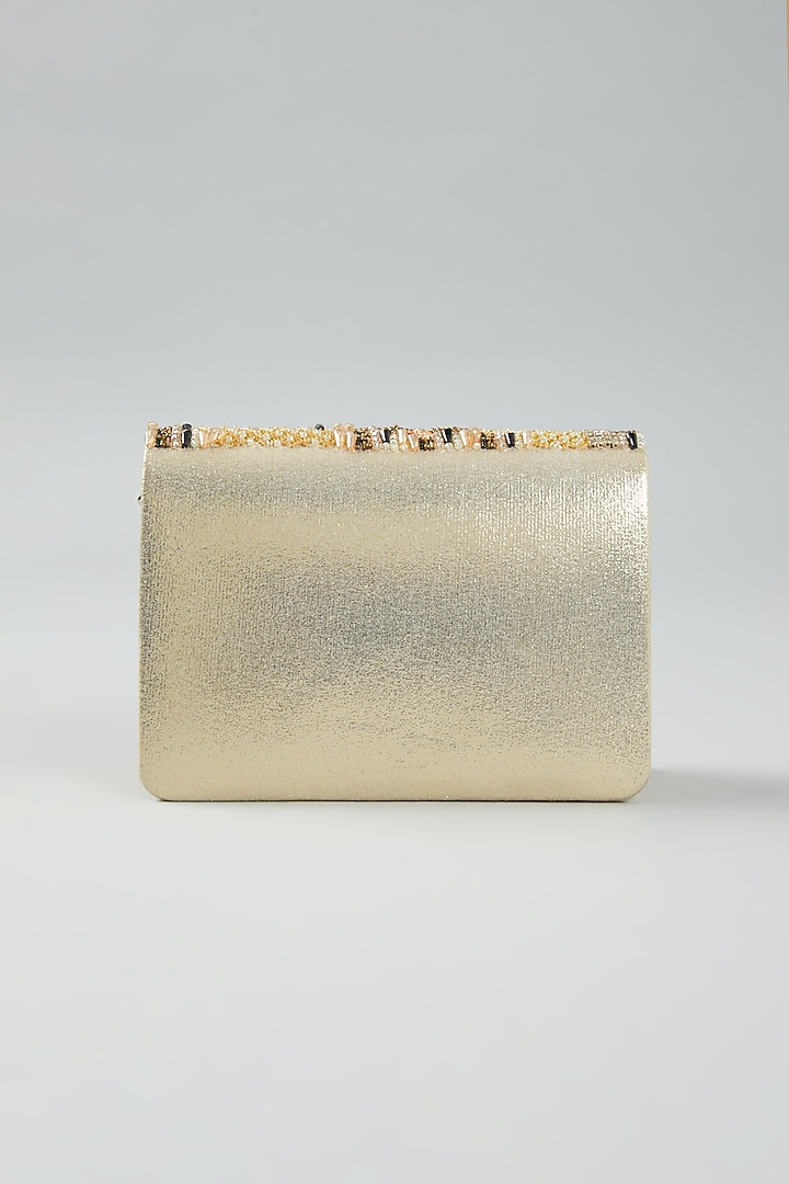 Multi-Coloured Embroidered Clutch Bag by The Purple Sack at Pernia's Pop Up Shop