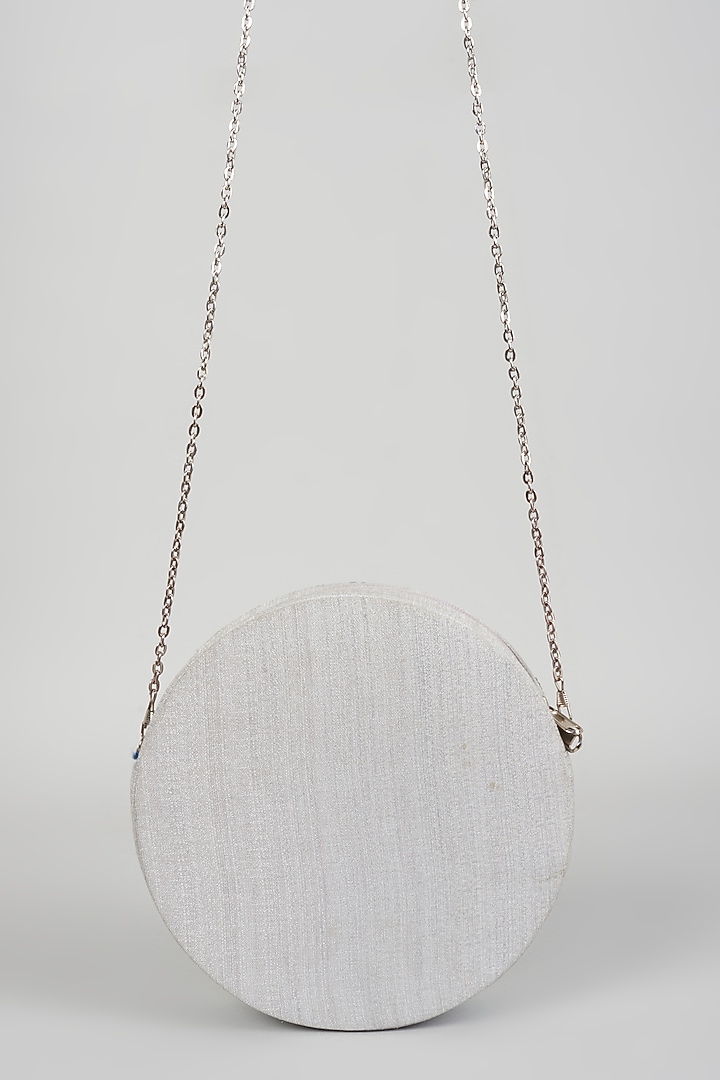 Multi-Colored Hand Embroidered Sling Bag by The Purple Sack at Pernia's Pop Up Shop