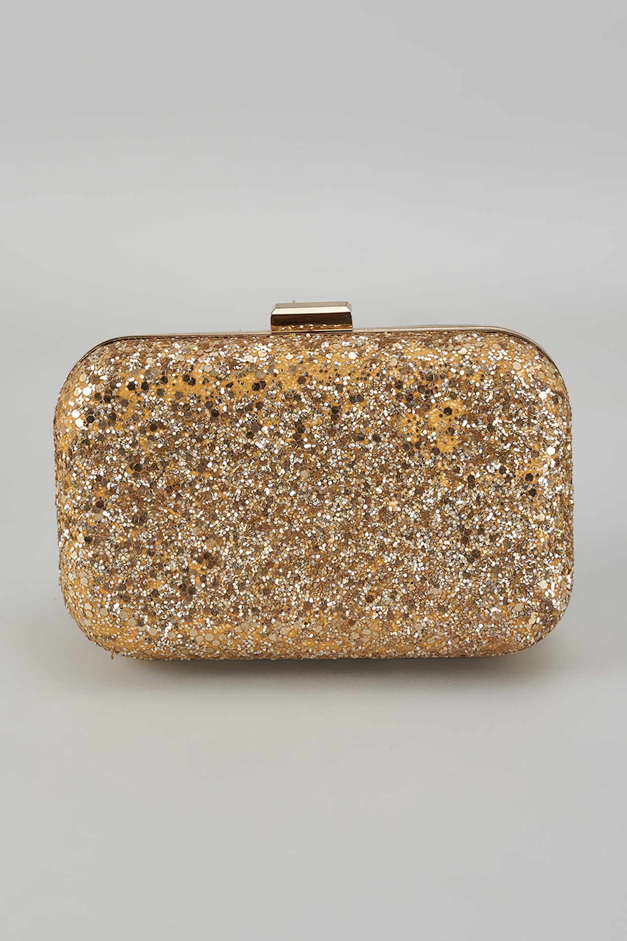 Dull best sale gold clutch