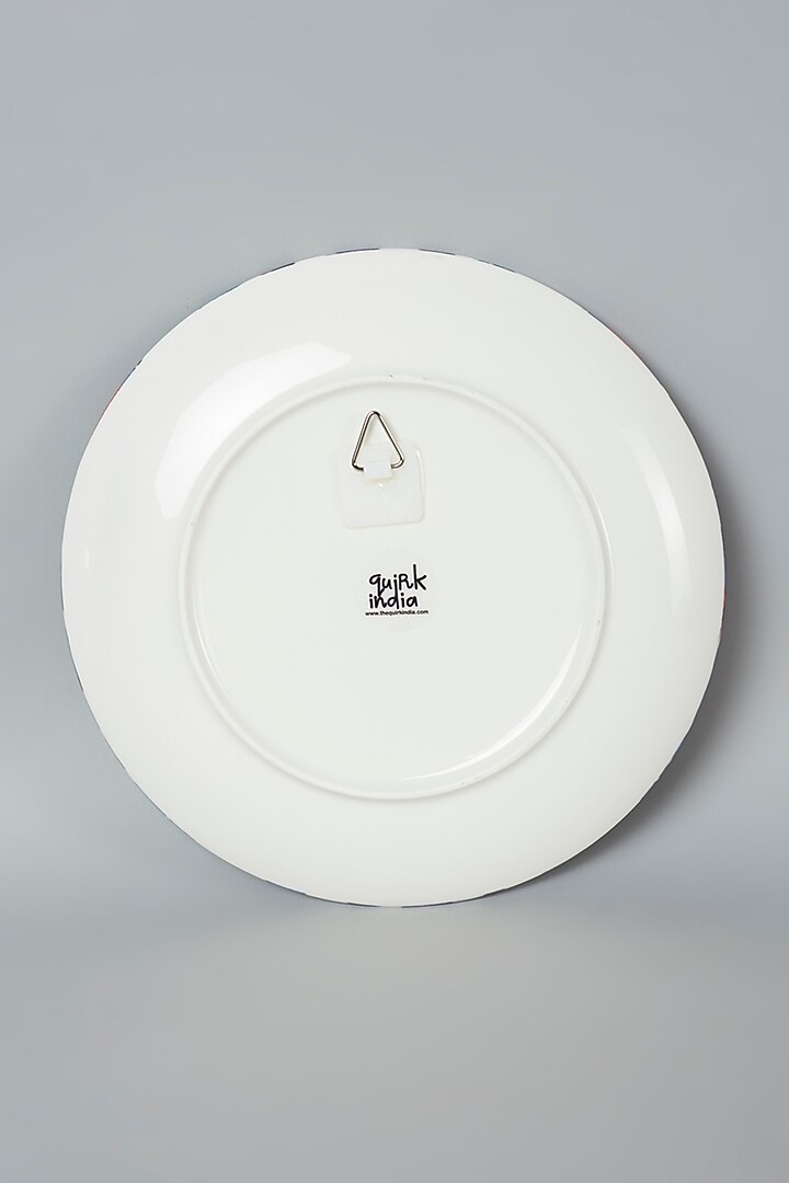 Multi-Colored Floral Turkish Ceramic Wall Plate by The Quirk India at Pernia's Pop Up Shop