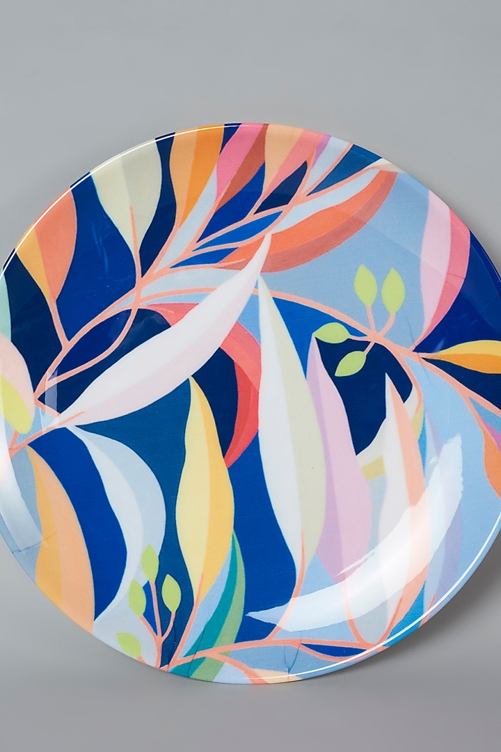 Multi-Colored American Art Floral Wall Plate by The Quirk India at Pernia's Pop Up Shop