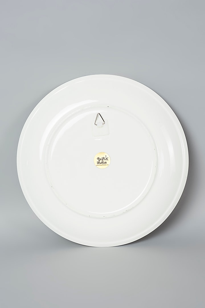 Multi-Colored American Artistic Floral Wall Plate by The Quirk India at Pernia's Pop Up Shop