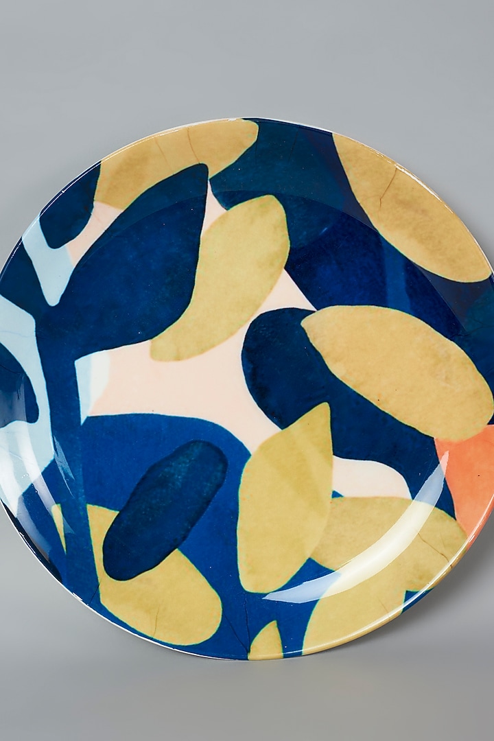 Multi-Colored American Artistic Floral Wall Plate by The Quirk India at Pernia's Pop Up Shop