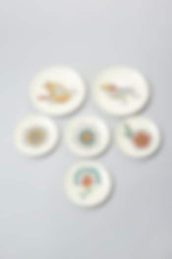 American Bird Wall Plates (Set of 6) by The Quirk India