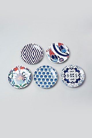 Turkish Summon Wall Plates (Set of 5) by The Quirk India