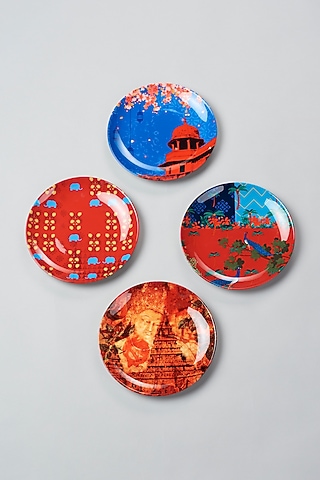 Indian Heritage Wall Plates (Set of 4) by The Quirk India