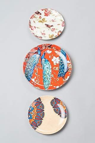 Royal Taste of India Wall Plates (Set of 3) by The Quirk India
