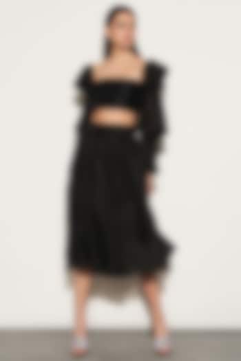 Black Organza Skirt by TheRealB