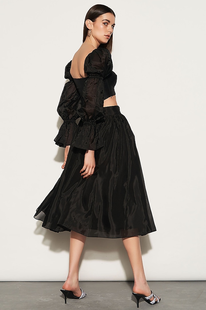 Black Organza Blouse by TheRealB at Pernia's Pop Up Shop