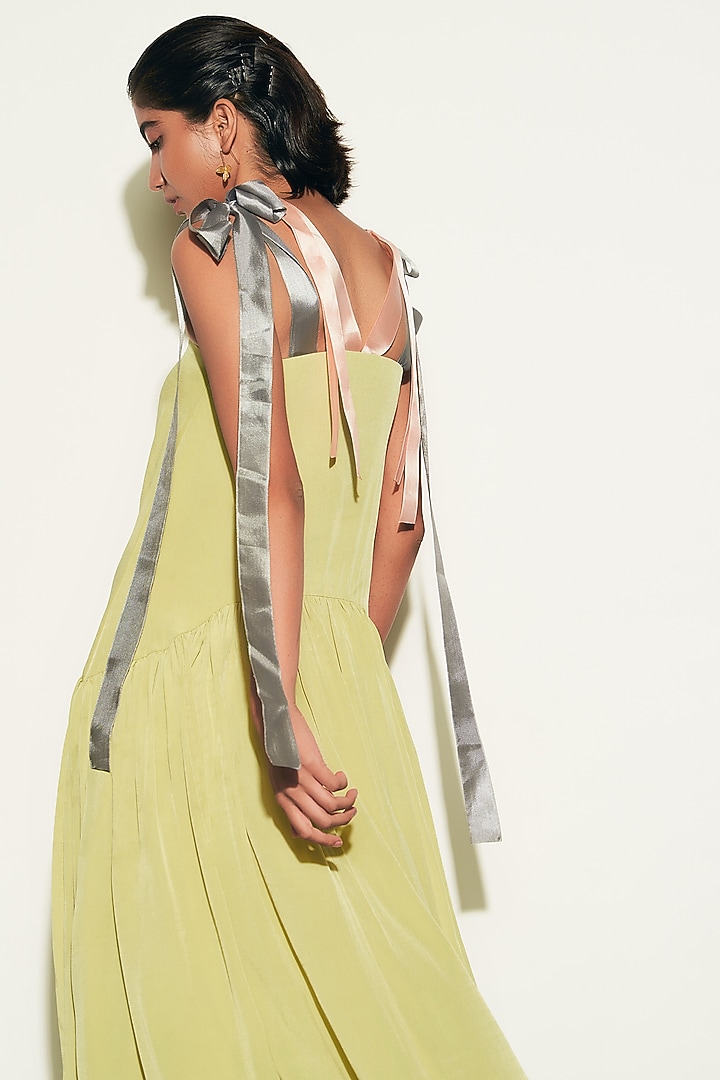 light green tube dress Taylor Tube Dress ~ Clover Green Luxe Satin XS