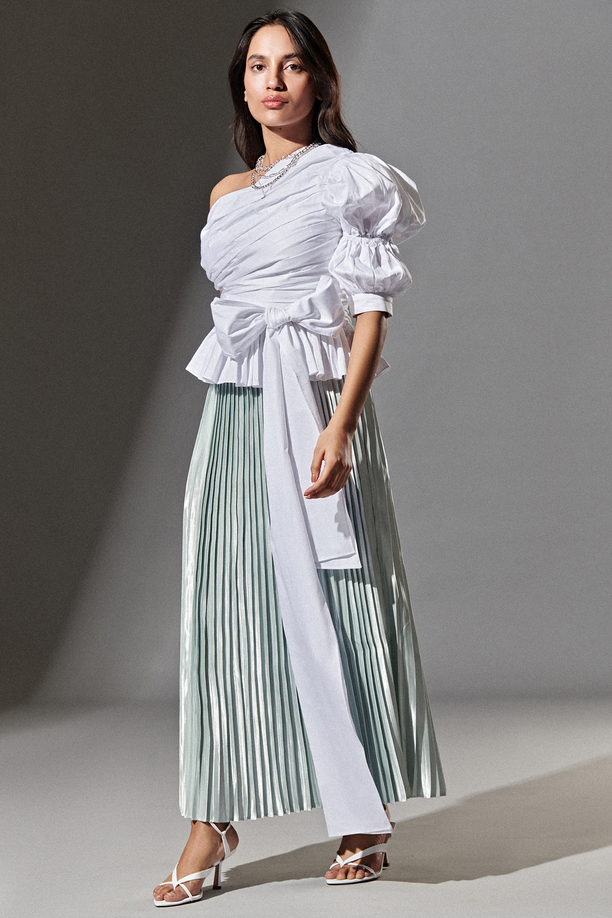White One-Shoulder Top by TheRealB at Pernia's Pop Up Shop