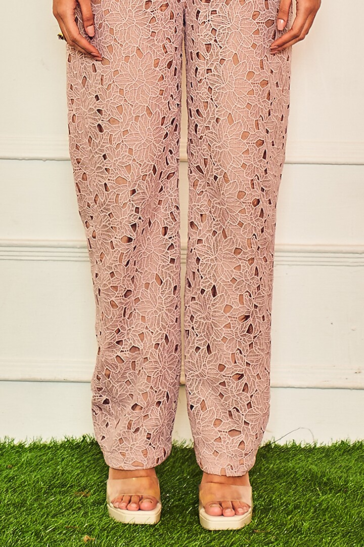 Brown Cotton Pant Set by TheRealB at Pernia's Pop Up Shop