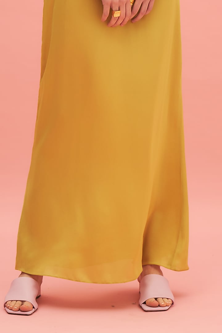 Chartreuse Green Maxi Skirt Set by TheRealB at Pernia's Pop Up Shop