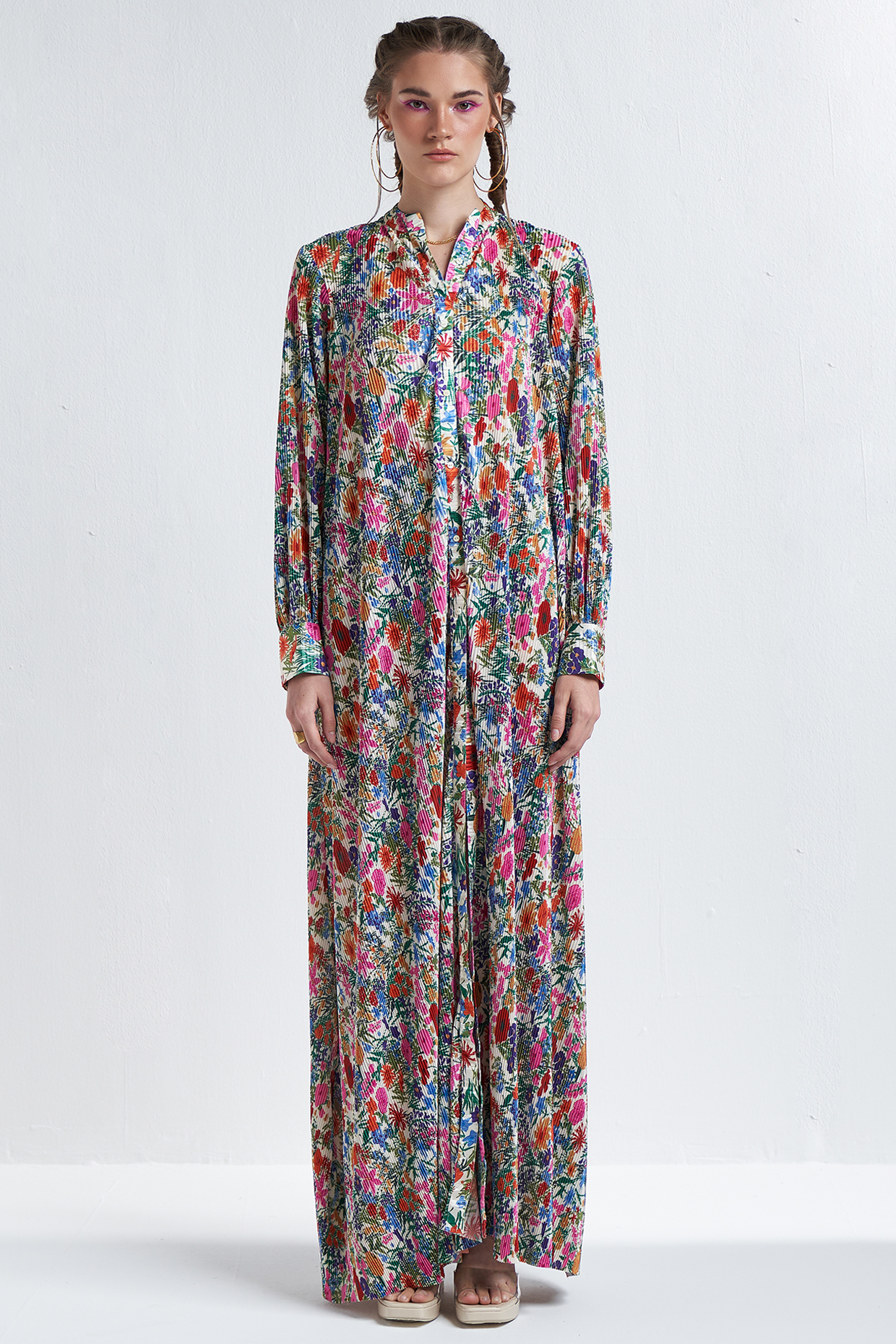 Multi-Colored Printed Long Tunic Set by TheRealB at Pernia's Pop Up Shop