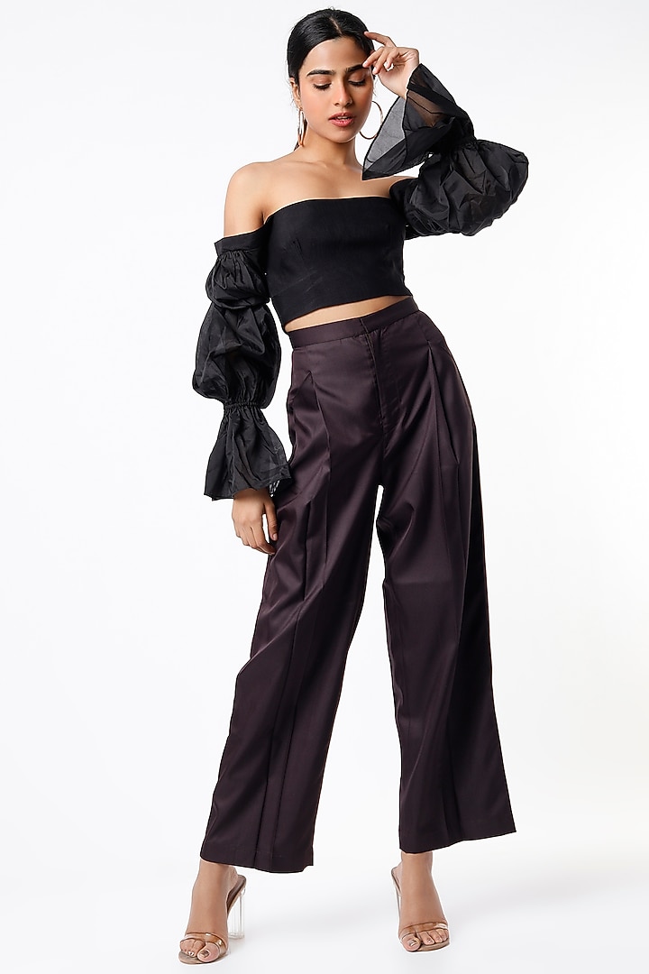 Black Organza Blouse by TheRealB at Pernia's Pop Up Shop