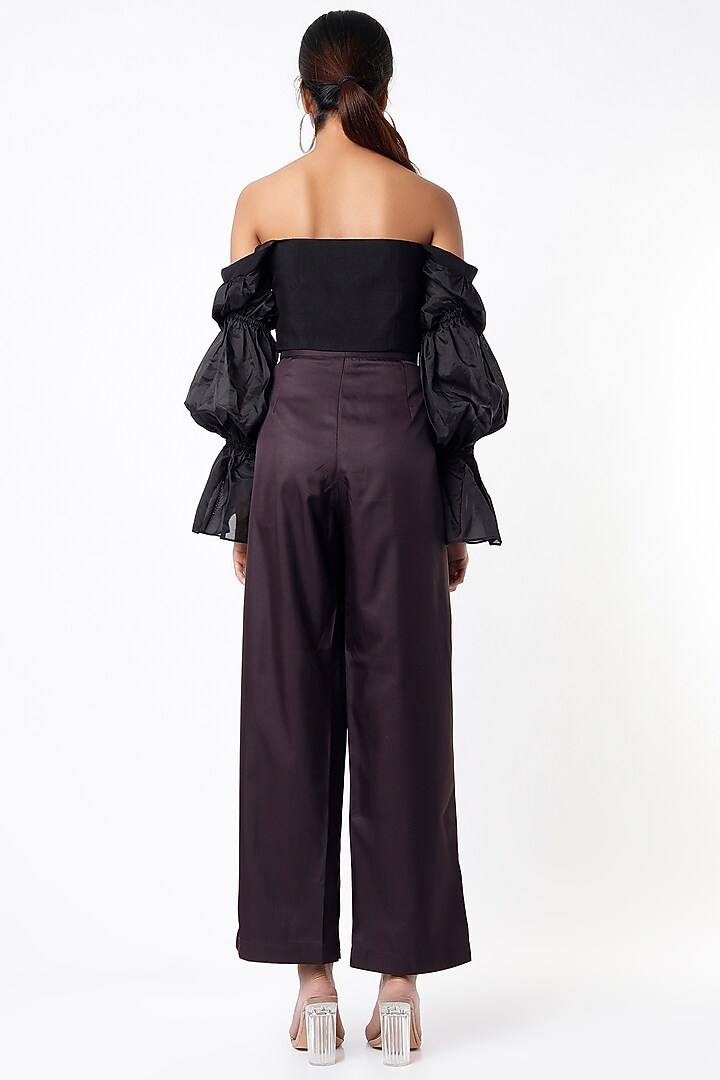 Black Organza Blouse by TheRealB at Pernia's Pop Up Shop