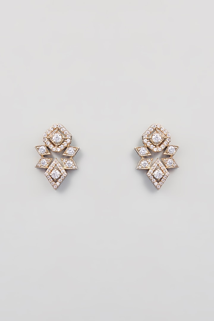 White Finish Zircon Pendant Set In Sterling Silver by TRETA BY BR DESIGNS at Pernia's Pop Up Shop