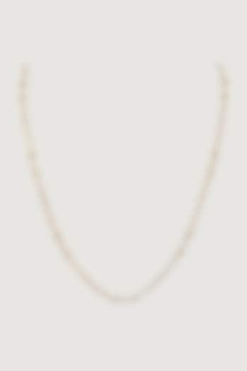 Rose Gold Finish Chain In Sterling Silver by TRETA BY BR DESIGNS