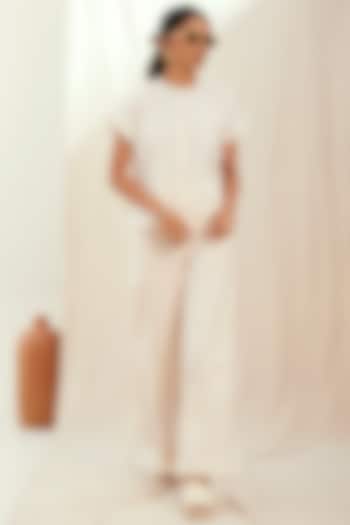 Oat Milk Linen Co-Ord Set by The Right Cut at Pernia's Pop Up Shop