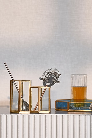 Matt Gold Two-Tier Accessory Stand by Treasured Occasions