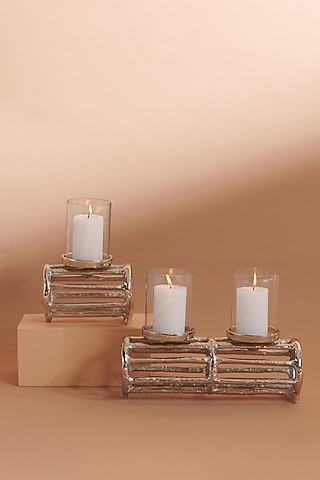 Silver Bark Candle Holder by Treasured Occasions