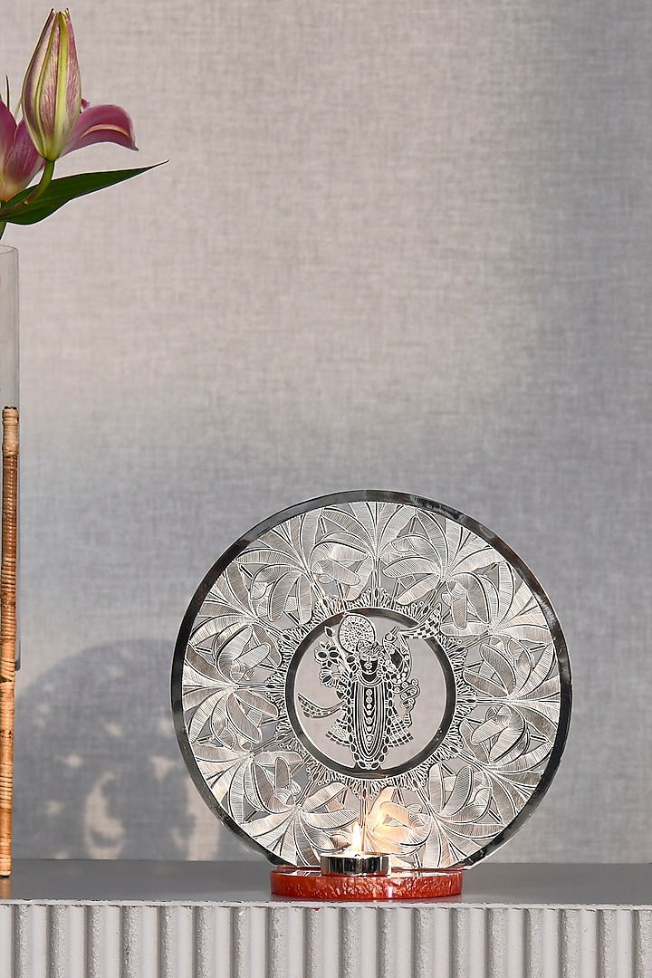 Silver Metal Tea Light Holder by Treasured Occasions at Pernia's Pop Up Shop