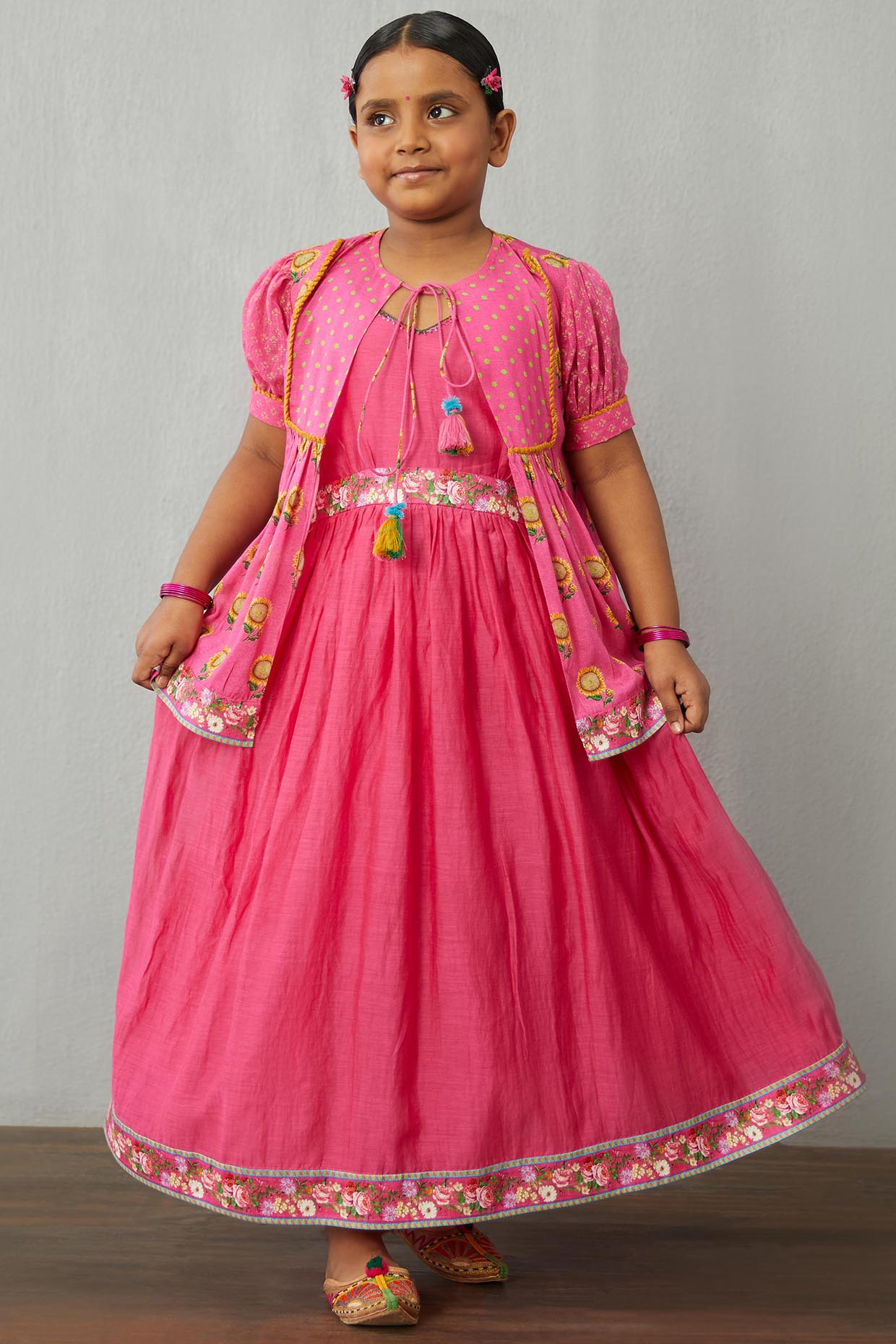 Buy Purple Dresses & Frocks for Girls by Aks Kids Online | Ajio.com