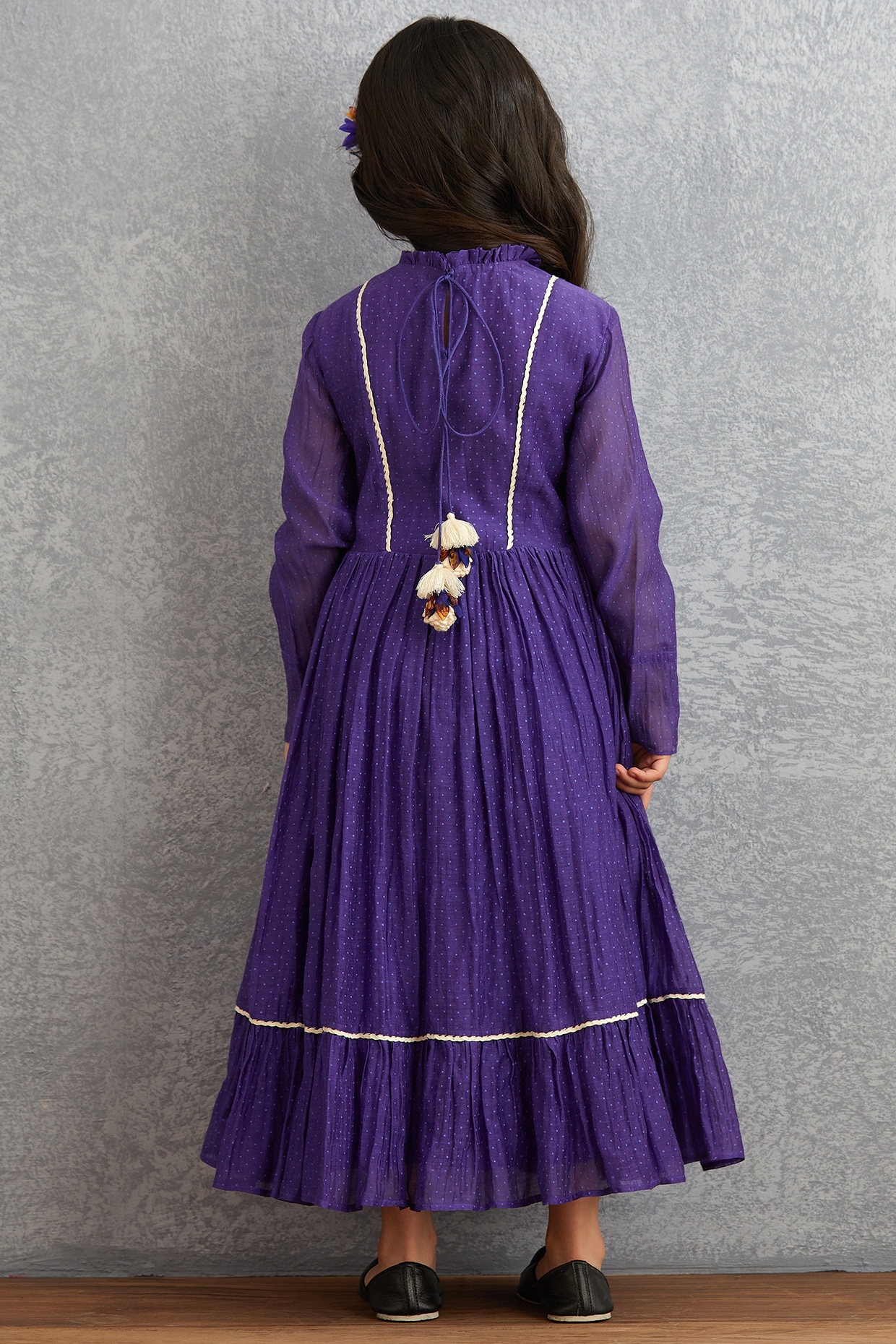 Kids Frilled Party Wear Gown Online | Designer Couture Gowns for Kids  Online – www.liandli.in