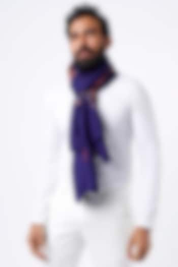 Violet Embroidered Wrap by Tromboo Men