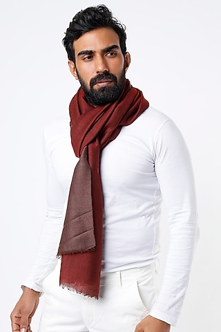 Marsala Handwoven Stole by Tromboo Men