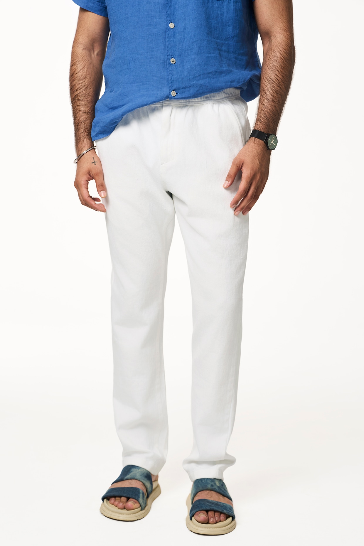 loomer Khadi Cotton Pajama Pants パンツ インド レディース