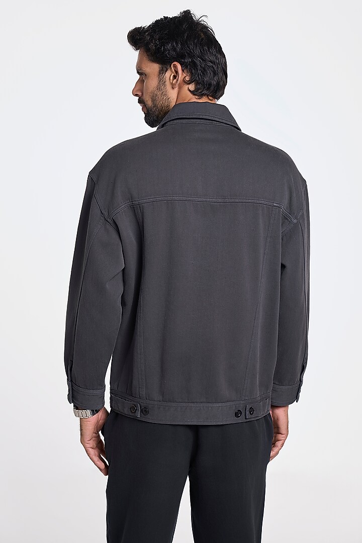 Black Organic Khadi Cotton Pant by TERRA LUNA at Pernia's Pop Up Shop