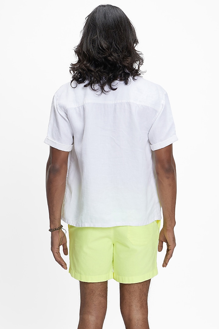 White Linen Summer Shirt by TERRA LUNA at Pernia's Pop Up Shop