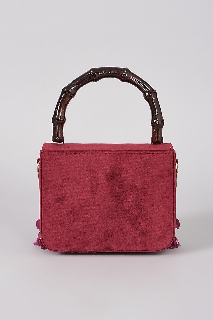 Ruby Micro Velvet Handbag by The Right Sided at Pernia's Pop Up Shop