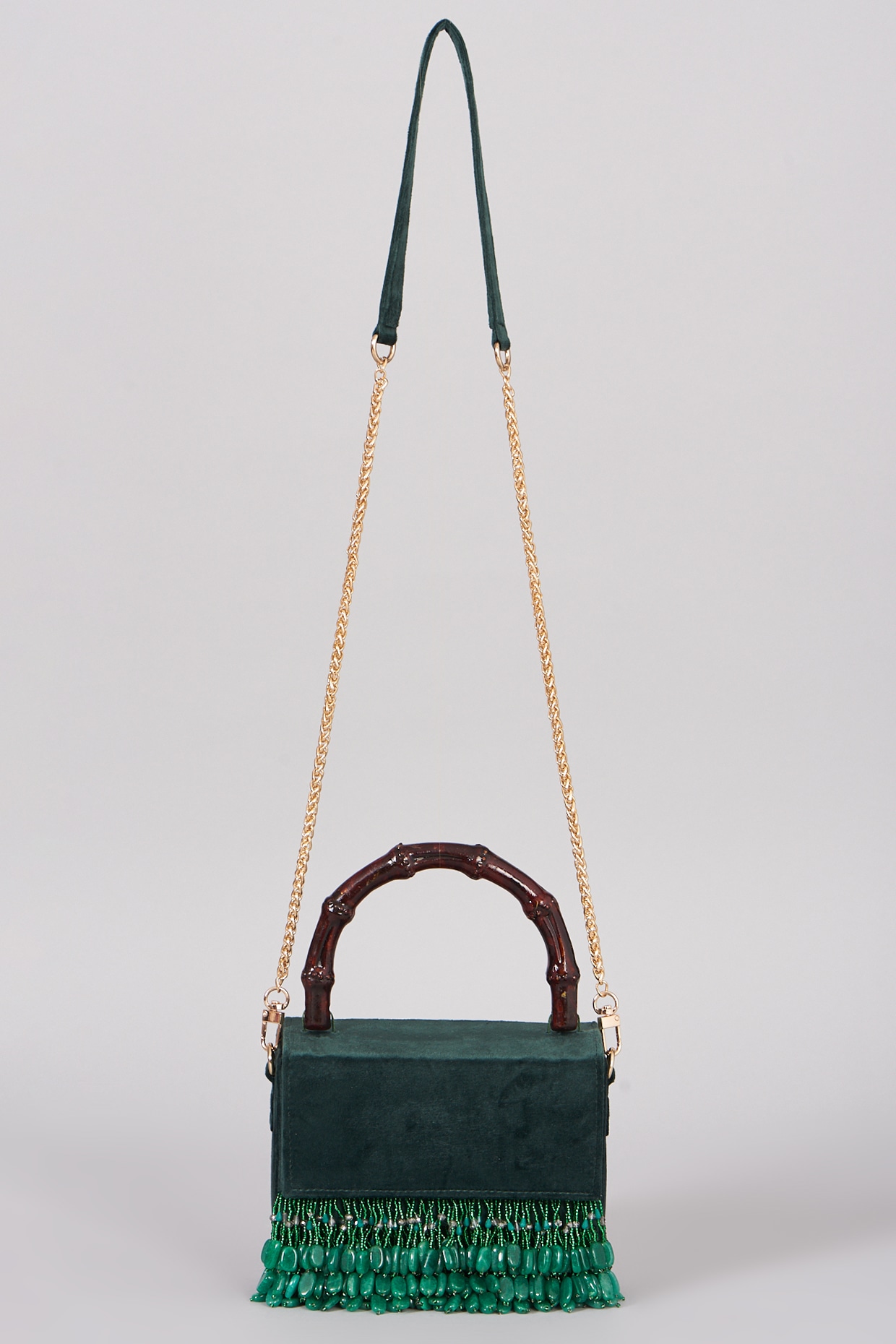 Emerald White Crystal & Pearl Handbag Design by Bag Head at Pernia's Pop Up  Shop 2023