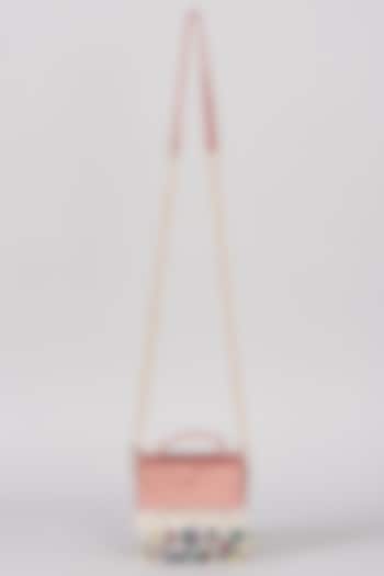 Dusty Pink Micro Velvet Handbag by The Right Sided