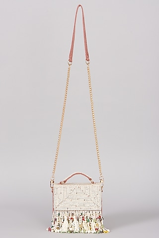 Blush Pink Micro Velvet Handbag by The Right Sided