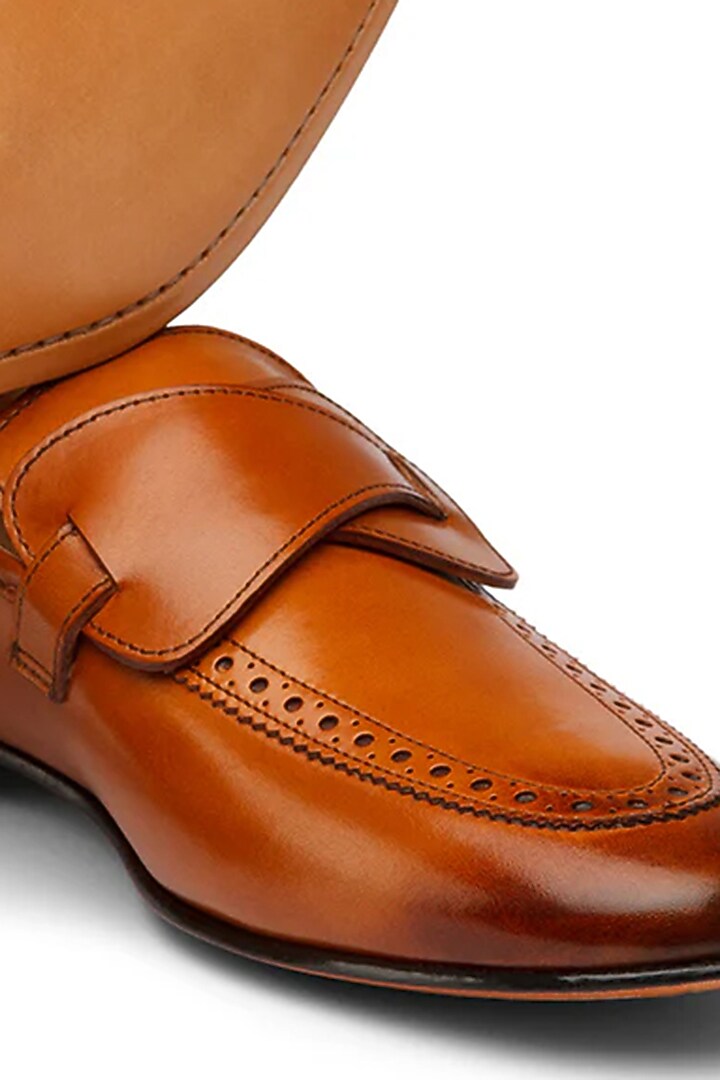 Brown Leather Loafers by TRUMPET at Pernia's Pop Up Shop