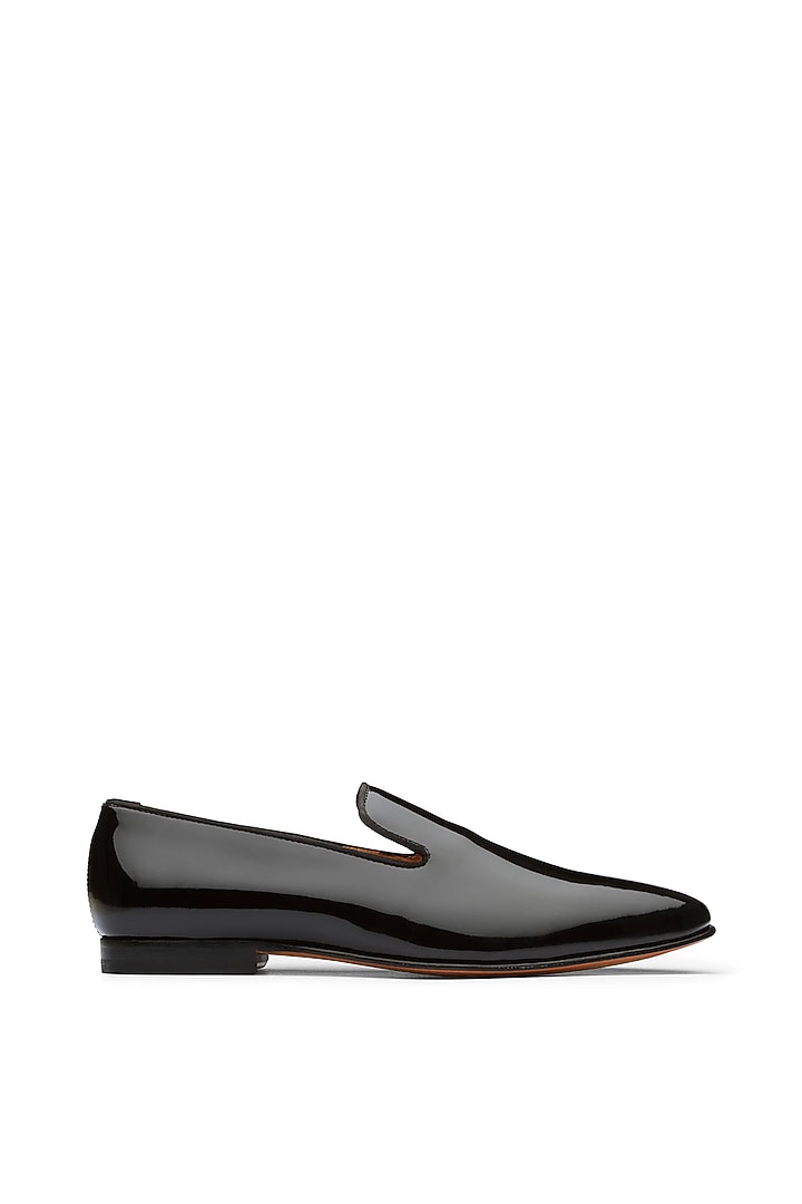 Black Patent Leather Loafers by TRUMPET at Pernia's Pop Up Shop